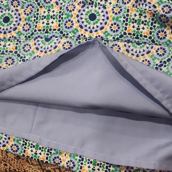 Stainglass Green Jcrew Dress - Picture 4 of 10